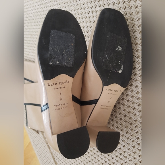 Nwot-Kate Spade Beige Leather  high-back zipper-boots. Authentic.made in Italy - Picture 4 of 8